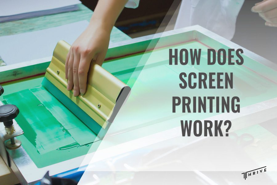 How does screen printing work