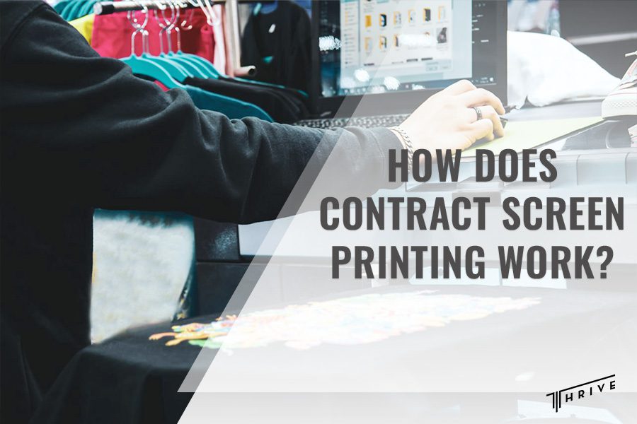 how does contract screen printing work