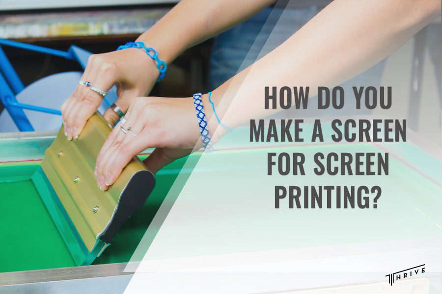 How do you make a screen for screen printing