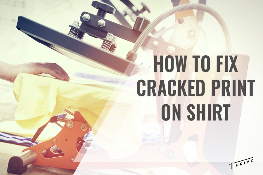 How to fix cracked print on shirt