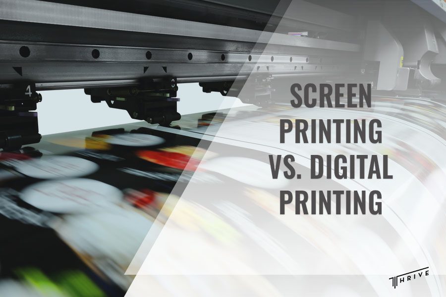 Screen Printing vs Digital Printing: Choosing Wisely