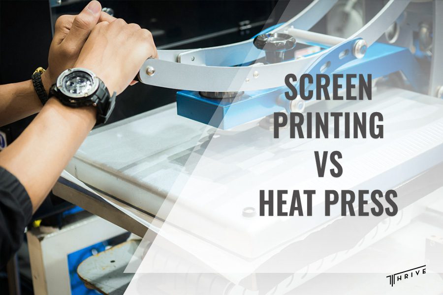 Screen printing vs heat press