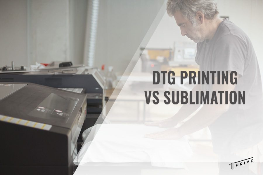 DTG Printing vs Sublimation
