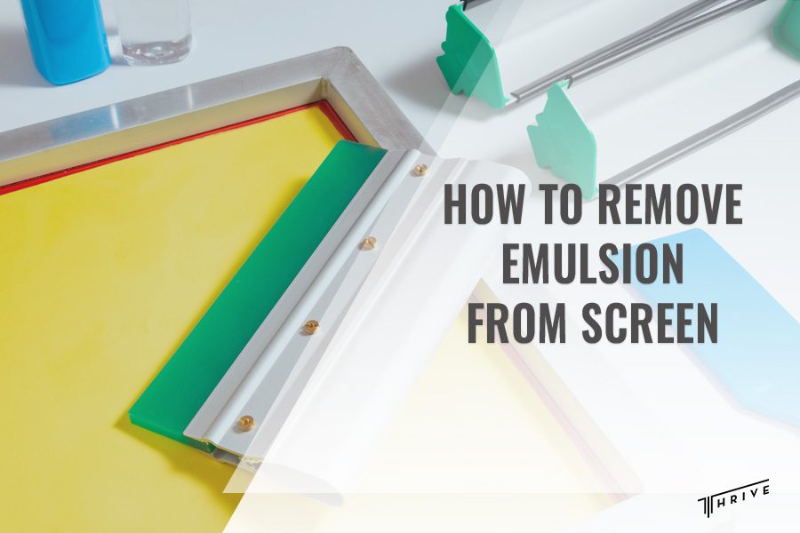 How to Remove Emulsion from Screen