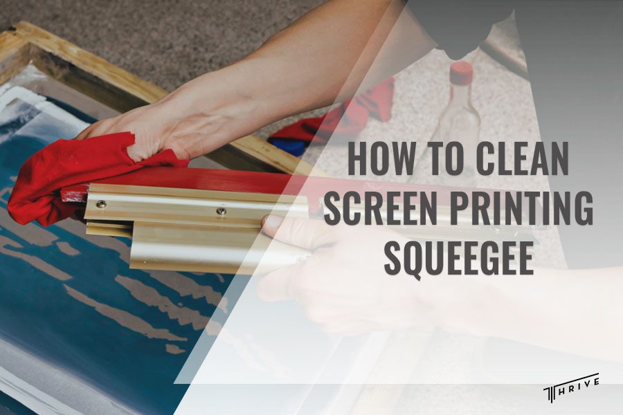 How to Clean Screen Printing Squeegee